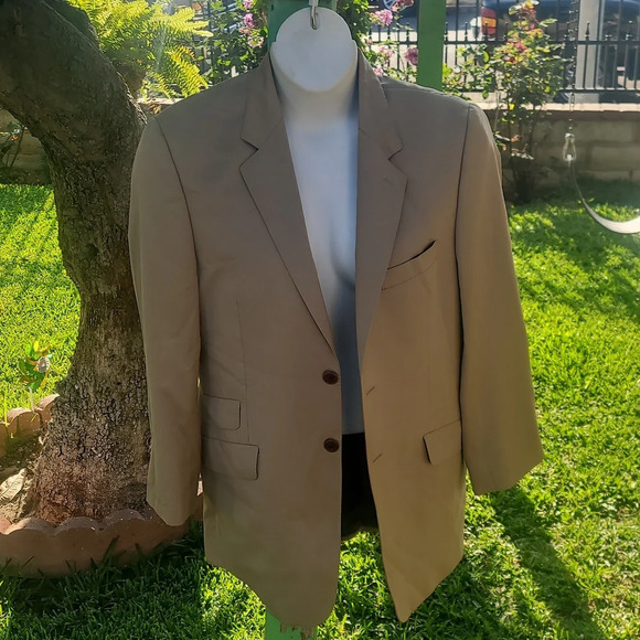 Paul Smith London made in Italy tan Westbourne suit jacket 2 button blazer coat - Picture 1 of 9